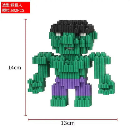 Disney and Marvel peripherals are compatible with Lego small particle assembly building blocks, small toy puzzle ornaments - Avero