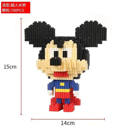 Disney and Marvel peripherals are compatible with Lego small particle assembly building blocks, small toy puzzle ornaments - Avero
