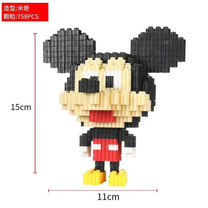 Disney and Marvel peripherals are compatible with Lego small particle assembly building blocks, small toy puzzle ornaments - Avero
