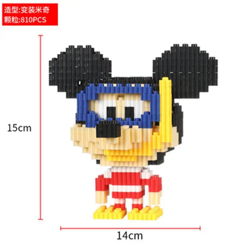 Disney and Marvel peripherals are compatible with Lego small particle assembly building blocks, small toy puzzle ornaments - Avero