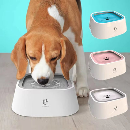 Dog Drinking Water Bowl Floating Non - Wetting Mouth Cat Bowl without Spill Drinking Water Dispenser Plastic Anti - Over Dog Bowl - Avero