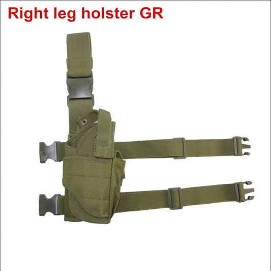 Drop Left/Right Leg Gun Holster Gun Bag For 17/M9/P226/CZ 75 Revolver Leg Adjustable Airsoft Pistol Gun Case For Hunting - Avero