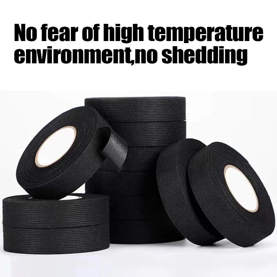Electrical Insulating Tape Heat Resistant Harness Tape 9/15/50MM Car Cable Harness Wiring Loom Protection Waterproof Tape - Avero