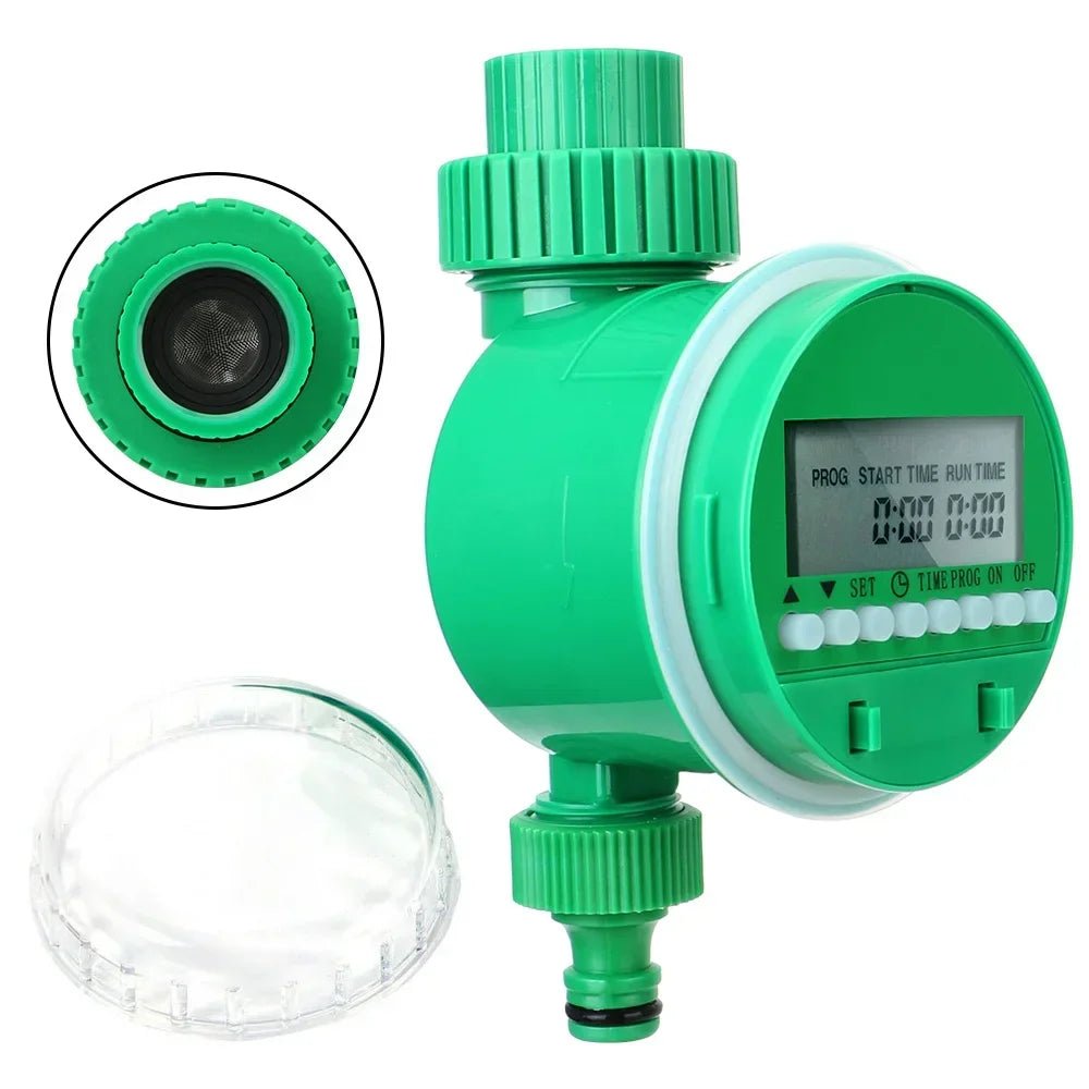 Electronic Automatic Irrigation Timer Plant Watering Control Device with Display Garden Intelligent Valve Watering Outdoor Spray - Avero
