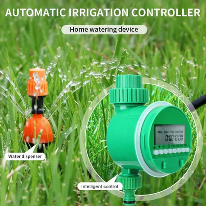 Electronic Automatic Irrigation Timer Plant Watering Control Device with Display Garden Intelligent Valve Watering Outdoor Spray - Avero