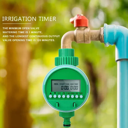 Electronic Automatic Irrigation Timer Plant Watering Control Device with Display Garden Intelligent Valve Watering Outdoor Spray - Avero