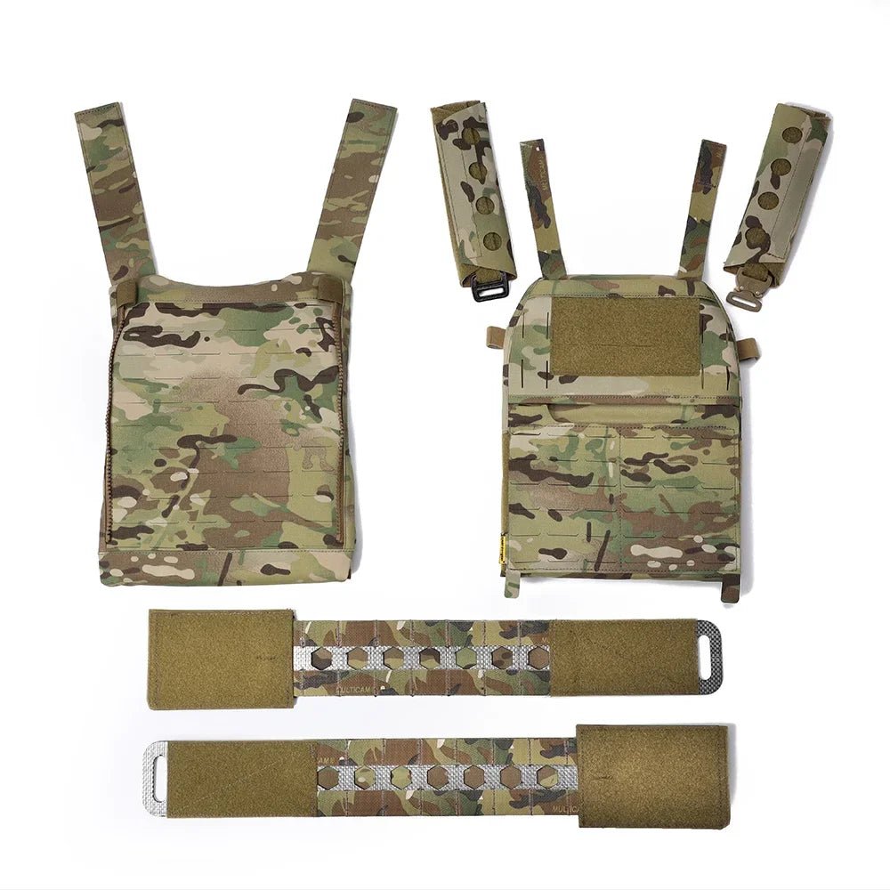 Emersongear FRO Style V5 Tactical Vest M Size Plate Carrier Paintball Body Protective Airsoft Hunting Combat Training Nylon - Avero