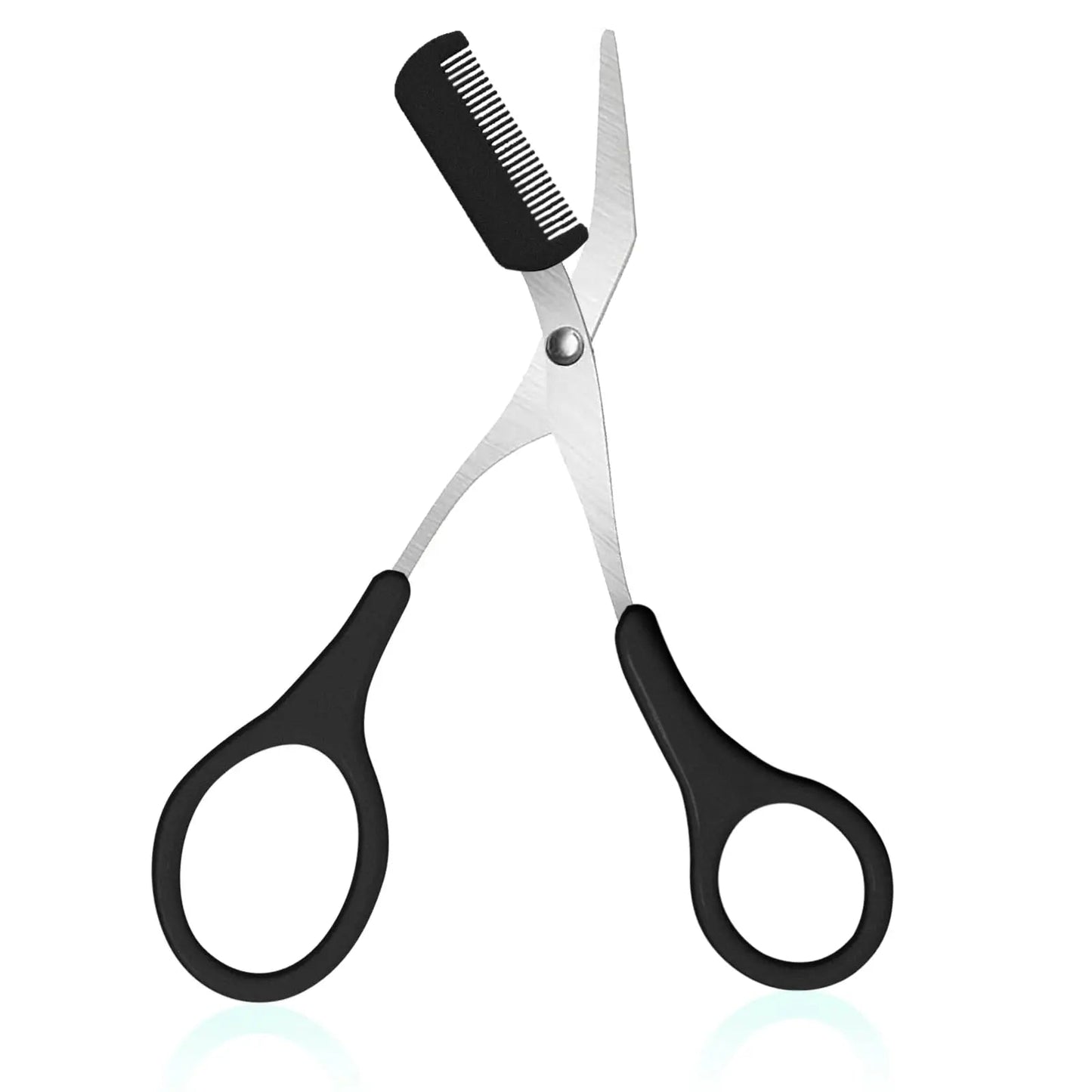 Eyebrow Trimmer, Stainless Steel Eyebrow Scissors With Comb, Eyebrow Trimming Scissors Hair Removal Beauty Tools - Avero