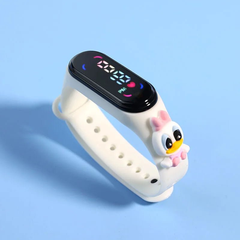 Fashion Mickey Children Watches For Girls Electronic Bracelet Sports Touch LED Spiderman Doll Kids Watch Women Waterproof Clock - Avero