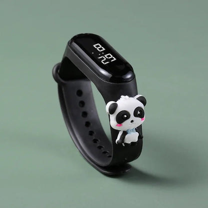 Fashion Mickey Children Watches For Girls Electronic Bracelet Sports Touch LED Spiderman Doll Kids Watch Women Waterproof Clock - Avero