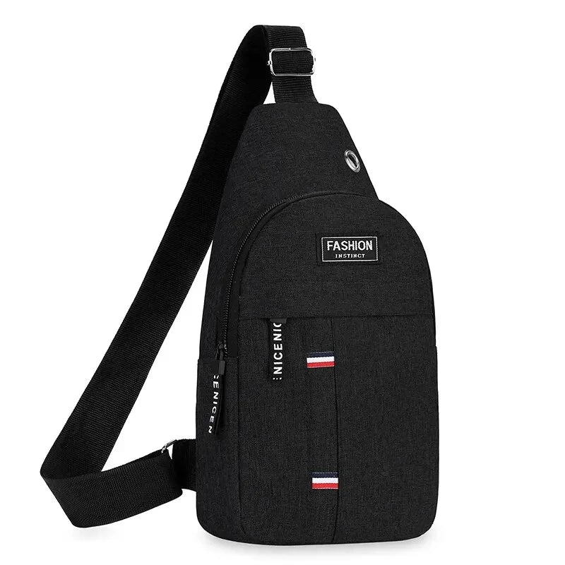 Fashionable and Trendy Lightweight Single Minimalist Shoulder Crossbody Bag for Men with Large Capacity for Leisure and Sports - Avero