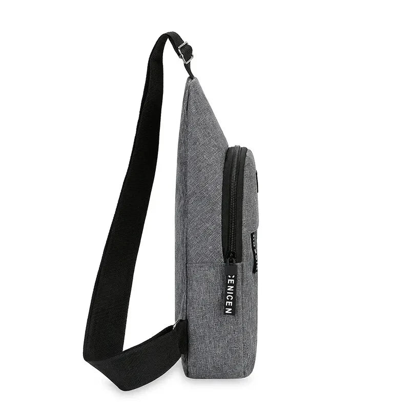 Fashionable and Trendy Lightweight Single Minimalist Shoulder Crossbody Bag for Men with Large Capacity for Leisure and Sports - Avero