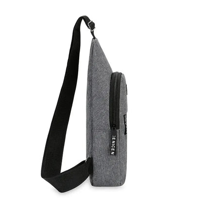 Fashionable and Trendy Lightweight Single Minimalist Shoulder Crossbody Bag for Men with Large Capacity for Leisure and Sports - Avero