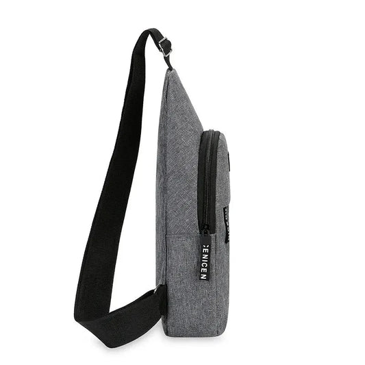 Fashionable and Trendy Lightweight Single Minimalist Shoulder Crossbody Bag for Men with Large Capacity for Leisure and Sports - Avero