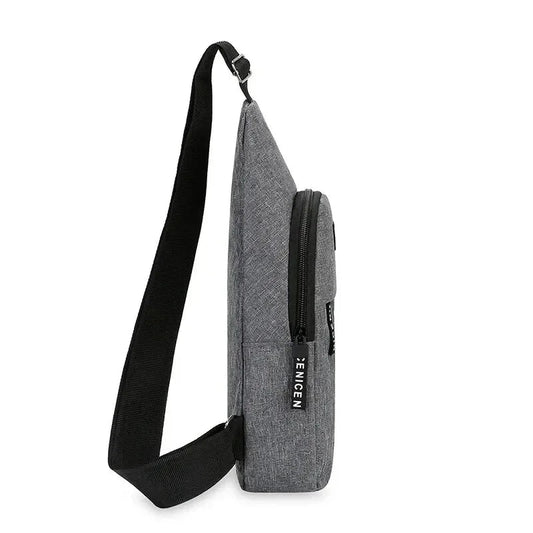 Fashionable and Trendy Lightweight Single Minimalist Shoulder Crossbody Bag for Men with Large Capacity for Leisure and Sports - Avero