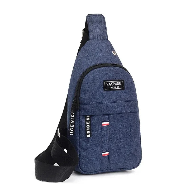 Fashionable and Trendy Lightweight Single Minimalist Shoulder Crossbody Bag for Men with Large Capacity for Leisure and Sports - Avero