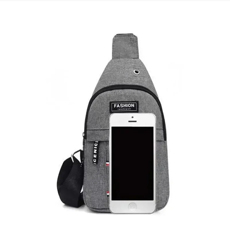 Fashionable and Trendy Lightweight Single Minimalist Shoulder Crossbody Bag for Men with Large Capacity for Leisure and Sports - Avero