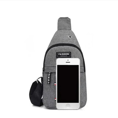 Fashionable and Trendy Lightweight Single Minimalist Shoulder Crossbody Bag for Men with Large Capacity for Leisure and Sports - Avero