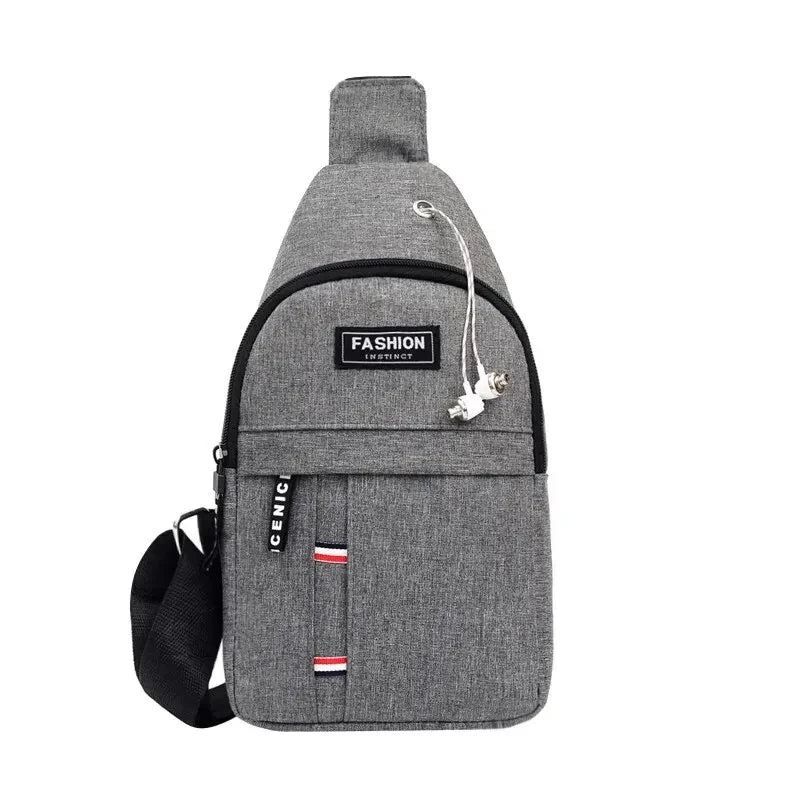 Fashionable and Trendy Lightweight Single Minimalist Shoulder Crossbody Bag for Men with Large Capacity for Leisure and Sports - Avero