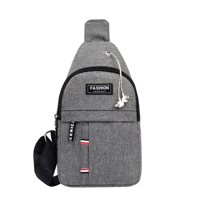 Fashionable and Trendy Lightweight Single Minimalist Shoulder Crossbody Bag for Men with Large Capacity for Leisure and Sports - Avero