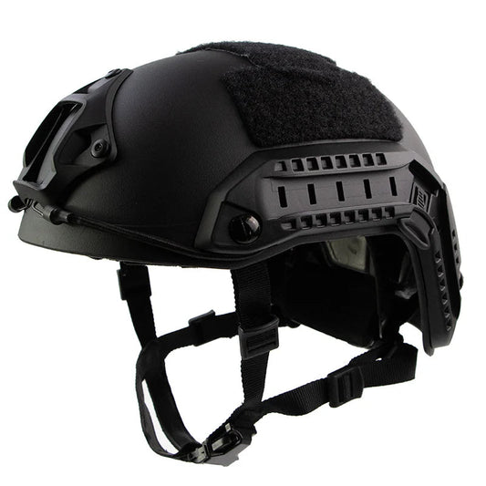 FAST Tactical Protective Helmet Airsoft MH Helmet ABS New Thickened Outdoor PJ Air Gun Shooting CS Protective Equipment - Avero