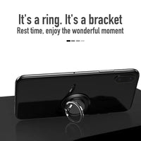 Finger Ring Holder Stand Grip 360 Rotating For Mobile Phone Car Magnetic Mount Phone Back Sticker Pad Unniversal Bracket - Avero
