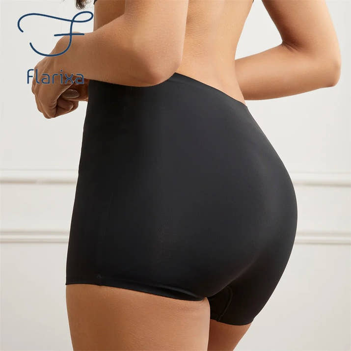 Flarixa Seamless Women Boxer Briefs Boyshorts For Women Anti Chafing Shorts Women High Waisted Boy Shorts Panties Underwear - Avero