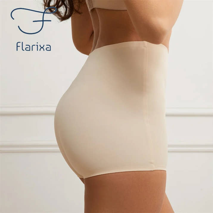 Flarixa Seamless Women Boxer Briefs Boyshorts For Women Anti Chafing Shorts Women High Waisted Boy Shorts Panties Underwear - Avero