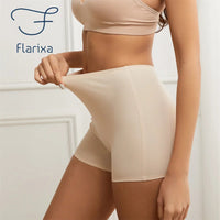 Flarixa Seamless Women Boxer Briefs Boyshorts For Women Anti Chafing Shorts Women High Waisted Boy Shorts Panties Underwear - Avero