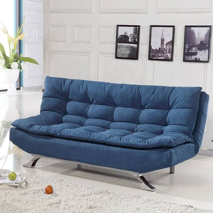 Fold up and Down Sofa Bed Living Room Leisure Fabric Couch Folding Chair Sleeper - Avero