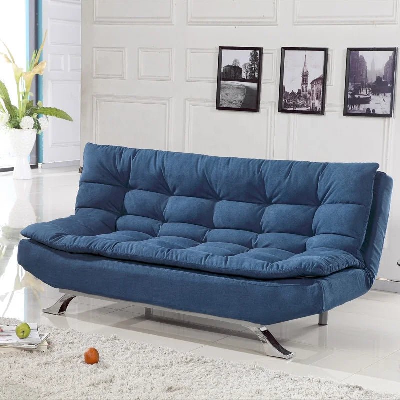 Fold up and Down Sofa Bed Living Room Leisure Fabric Couch Folding Chair Sleeper - Avero