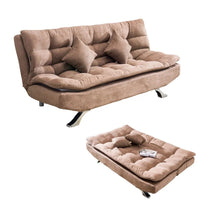 Fold up and Down Sofa Bed Living Room Leisure Fabric Couch Folding Chair Sleeper - Avero