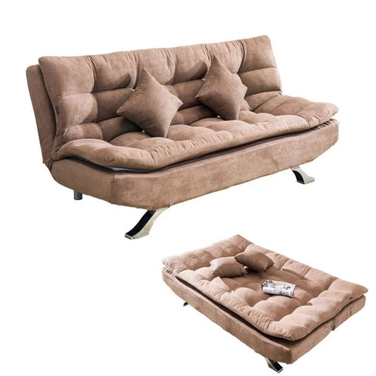 Fold up and Down Sofa Bed Living Room Leisure Fabric Couch Folding Chair Sleeper - Avero
