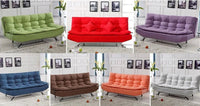 Fold up and Down Sofa Bed Living Room Leisure Fabric Couch Folding Chair Sleeper - Avero