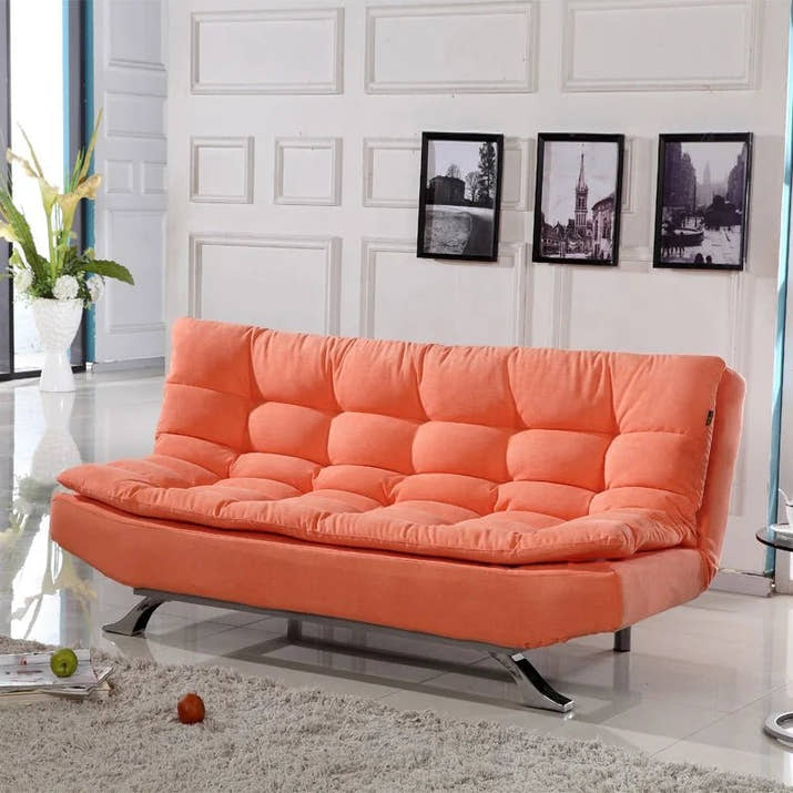 Fold up and Down Sofa Bed Living Room Leisure Fabric Couch Folding Chair Sleeper - Avero