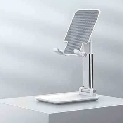 Foldable ABS Desktop Mobile Phone Stand For iPad iPhone 16 15 Smartphone Support Tablet Desk Cell Phone Portable Holder Bracket - Avero