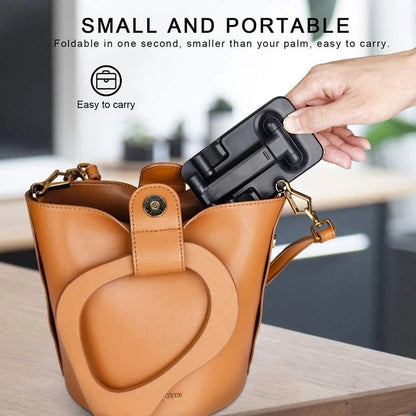 Foldable ABS Desktop Mobile Phone Stand For iPad iPhone 16 15 Smartphone Support Tablet Desk Cell Phone Portable Holder Bracket - Avero