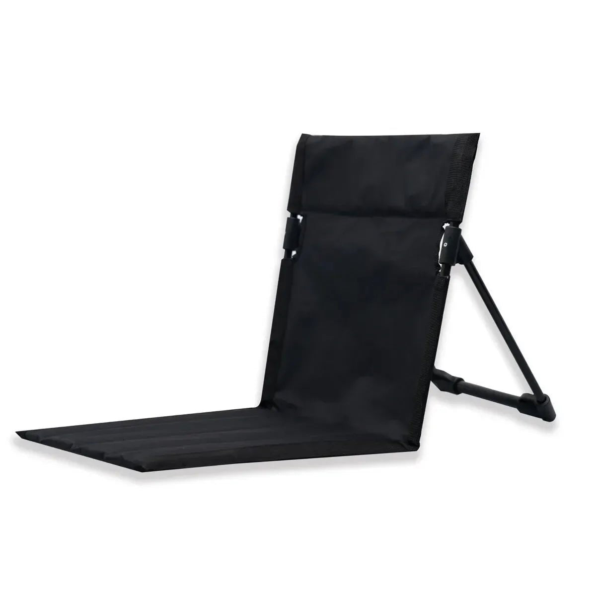 Foldable Camping Chair Outdoor Garden Park Single Lazy Chair Backrest Cushion Picnic Camping Folding Back Chair Beach Chairs - Avero