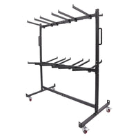 Folding Chair Rack Dolly Cart Table Storage Rack Desk Chairs Cart Trolley - Avero
