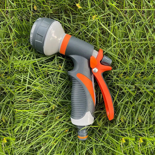 Functional Garden Hose Nozzle Garden Watering Car Wash Adjustable Glue Spray Water Gun TPR Drop Corrosion Resistant - Avero