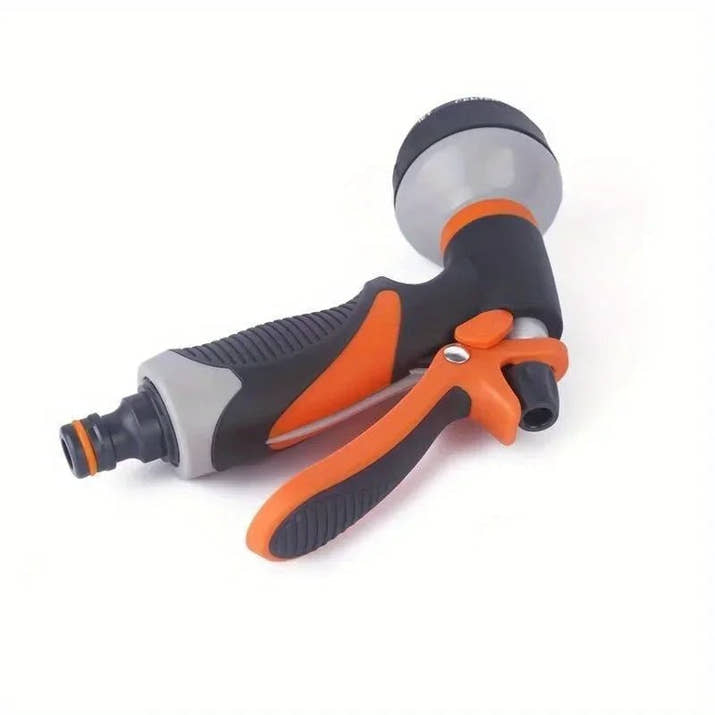 Functional Garden Hose Nozzle Garden Watering Car Wash Adjustable Glue Spray Water Gun TPR Drop Corrosion Resistant - Avero