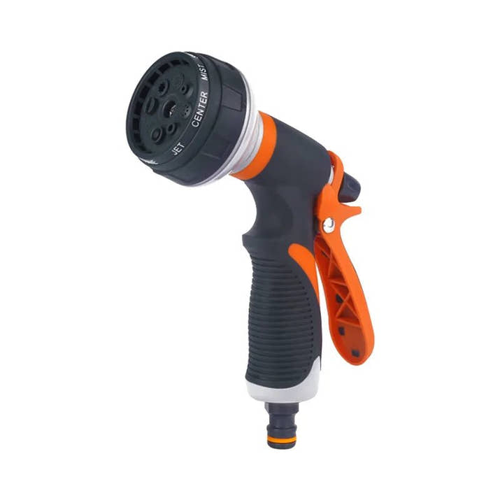 Functional Garden Hose Nozzle Garden Watering Car Wash Adjustable Glue Spray Water Gun TPR Drop Corrosion Resistant - Avero