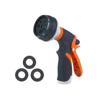Functional Garden Hose Nozzle Garden Watering Car Wash Adjustable Glue Spray Water Gun TPR Drop Corrosion Resistant - Avero