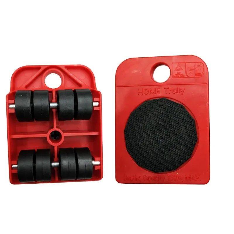 Furniture Moving Transport Roller Set Removal Lifting Moving Tool Set Wheel Bar Mover Moving Heavy Stuffs Device Hand Tool - Avero
