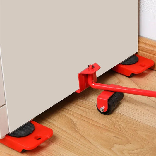 Furniture Moving Transport Roller Set Removal Lifting Moving Tool Set Wheel Bar Mover Moving Heavy Stuffs Device Hand Tool - Avero