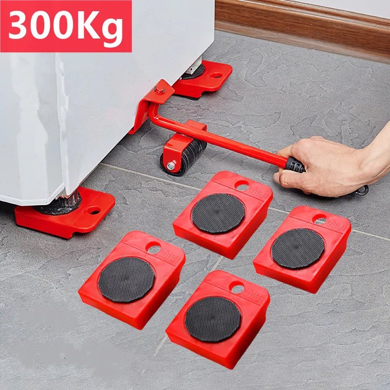 Furniture Moving Transport Roller Set Removal Lifting Moving Tool Set Wheel Bar Mover Moving Heavy Stuffs Device Hand Tool - Avero