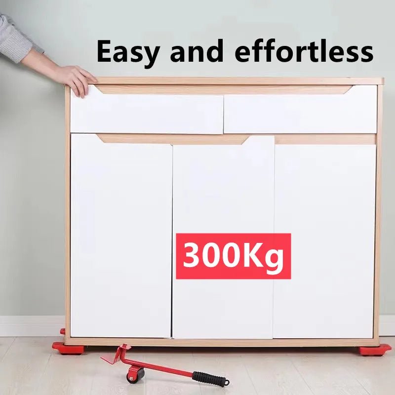 Furniture Moving Transport Roller Set Removal Lifting Moving Tool Set Wheel Bar Mover Moving Heavy Stuffs Device Hand Tool - Avero