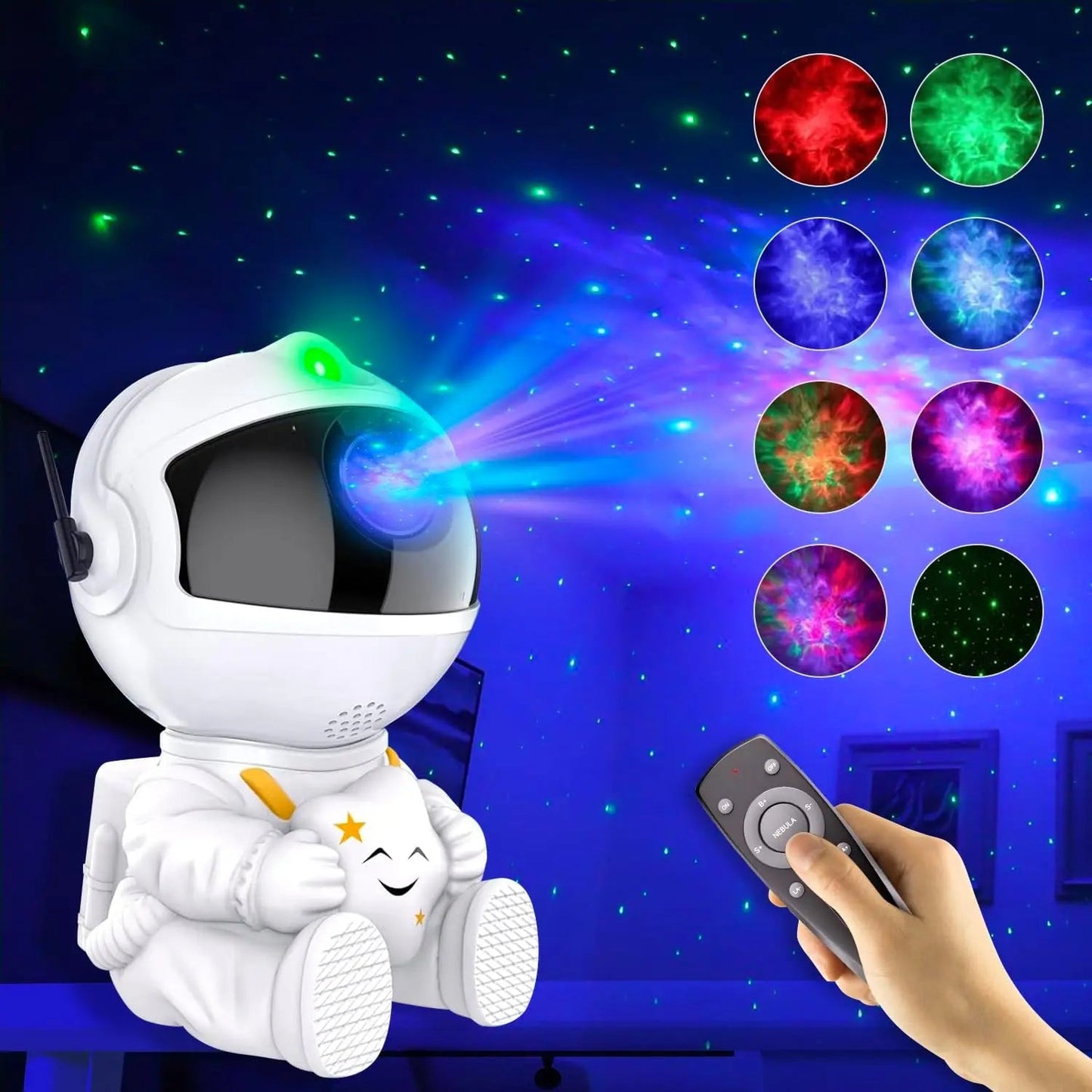 Galaxy Projector Led Night Light Star Projector Astronaut Projector Galaxy Light for Home Decorative Bedroom Children Kids Gift - Avero