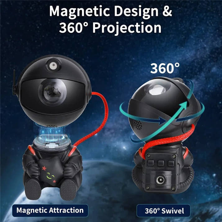 Galaxy Projector Led Night Light Star Projector Astronaut Projector Galaxy Light for Home Decorative Bedroom Children Kids Gift - Avero