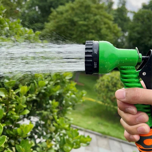 Garden Hose Pipe Water Hose Expandable Magic Hose 7 Patterns Water Gun Foam Pot Flexible Reels Hose Car Wash Gun Sprayer - Avero